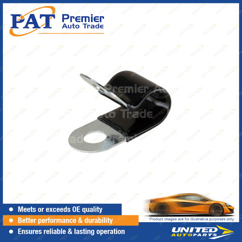 PAT ICON Series Hose Clamps - Vinyl Insulated P Clamp 10mm Package of 6