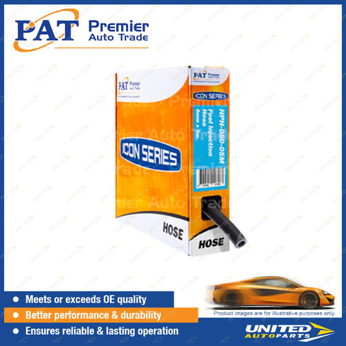 PAT ICON Series High Pressure Fuel Hose - 8mm Inner Diameter 5 Meters Long