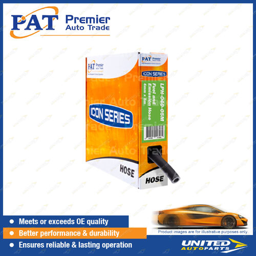 PAT ICON Series Low Pressure Fuel & Emission Hose - 4mm ID 5 Meters Long