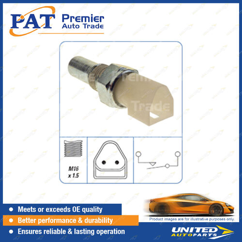 PAT Reverse Light Switch - M16 x 1.5 Thread Normally Open Package of 1