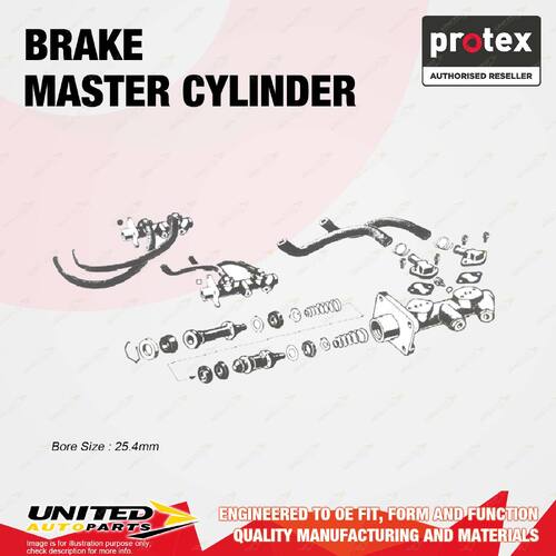 Protex Brake Master Cylinder for Mazda E2000 EVB VA I4 2.0L 60KW RWD 1977-1981