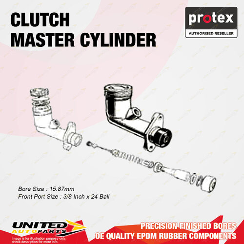 Protex Clutch Master Cylinder for Ford Futura XW XY 221 250 302 WIND 351 69-72