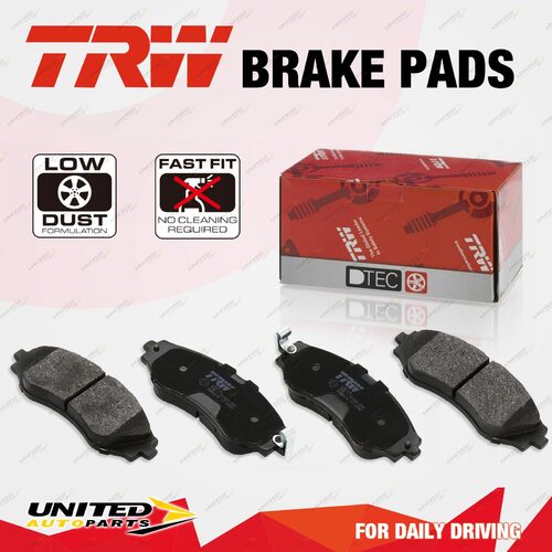 4pcs TRW Rear Disc Brake Pads for Jaguar S Type Vin M45255 to N13088 1999 - On