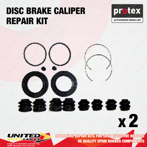 2x Front Protex Disc Caliper Repair Kit for Hino 300 616 617 716 717 816 916 917