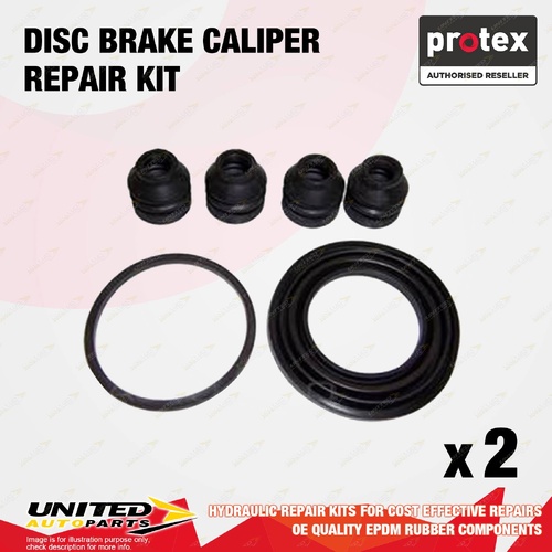 2x Rear Protex Disc Caliper Repair Kit for Mazda CX-3 DK 1.8L AWD 85kW 2018-On