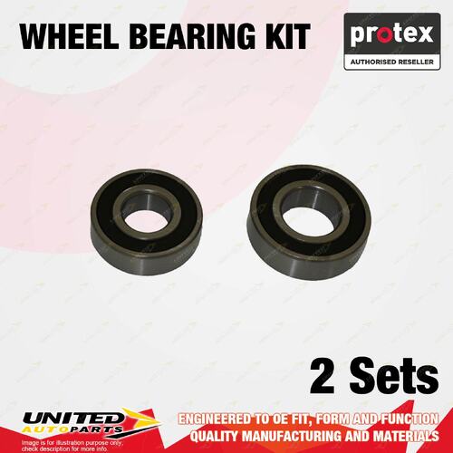 2x Front Protex Wheel Bearing Kit for Suzuki ST90 F8A 0.8L 27KW SOHC 1979-1985