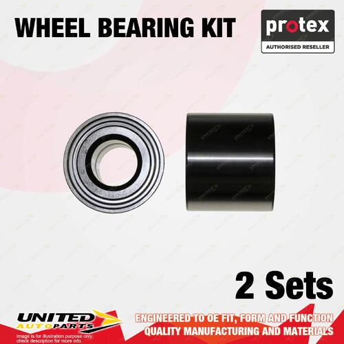 2x Rear Protex Wheel Bearing Kit for Renault Megane X84 Scenic J84 1.6 1.9L 2.0L