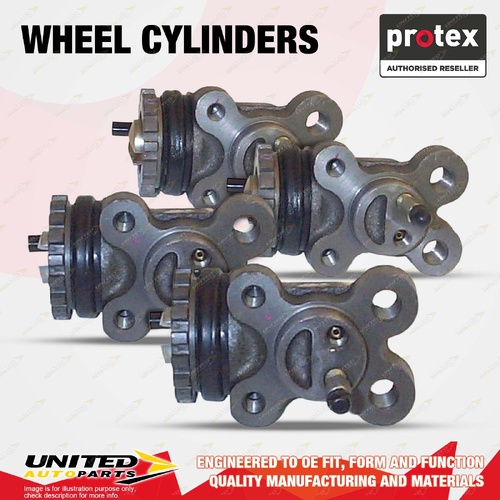 4x Front Protex Wheel Cylinders for Hino Ranger Pro GT FF FT FE RK RK176