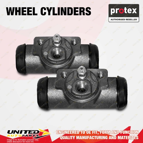 2x Rear Protex Wheel Cylinders for Chrysler Voyager SE GS 3.3L 02/1997-04/2001