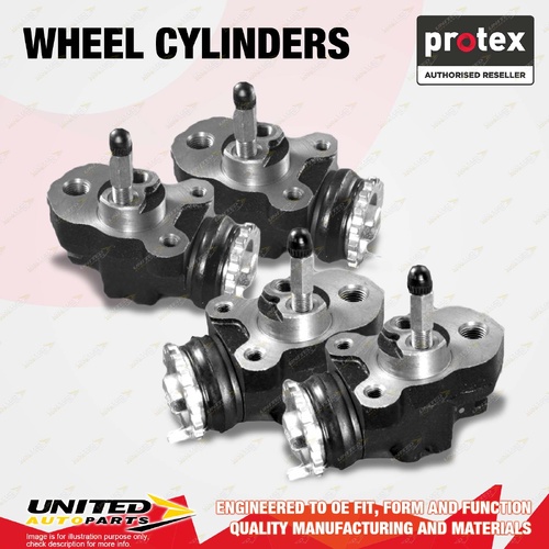 4x Front Protex Wheel Cylinders for Hino Rainbow RB Ranger FC FD BC 1980-1995