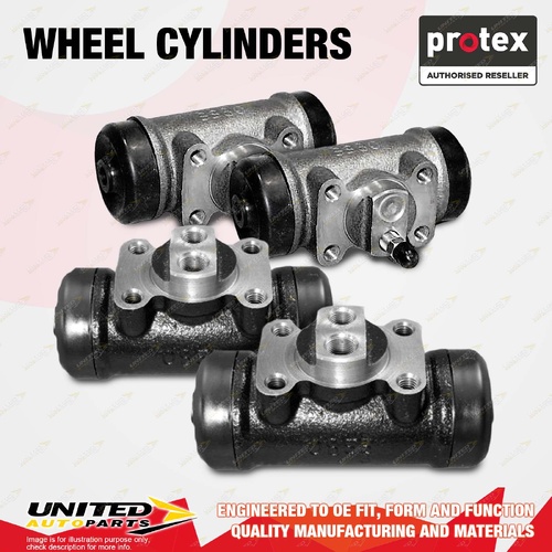4x Rear Protex Wheel Cylinders for Hino Rainbow RB Ranger FC FD BC 1980-1995