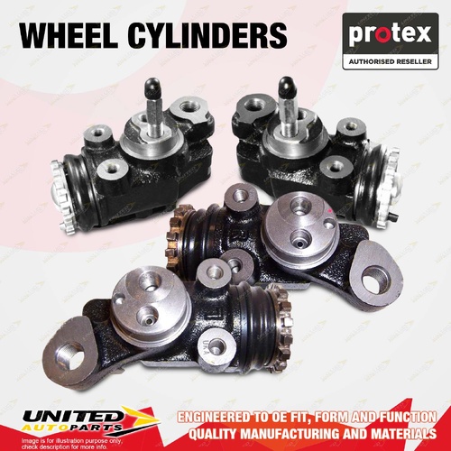 4x Front Protex Wheel Cylinders for Hino Ranger Pro 5 6 FC FD 500 4.7L 5.3L 8.0L