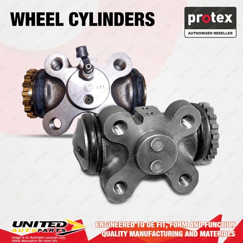 2x Rear Protex Wheel Cylinders for Hino Ranger FT FT3W GD GD3H GT GT3H 6.0L 7.4L