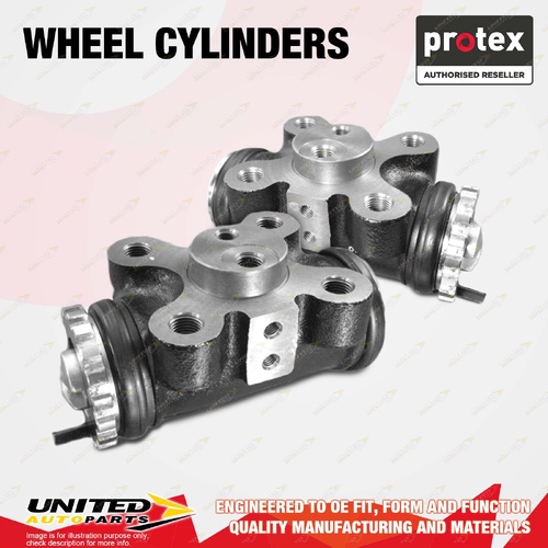 2x Rear Protex STD Wheel Cylinders for Hino Ranger FF FF19 FF1J 6.5L 8.0L