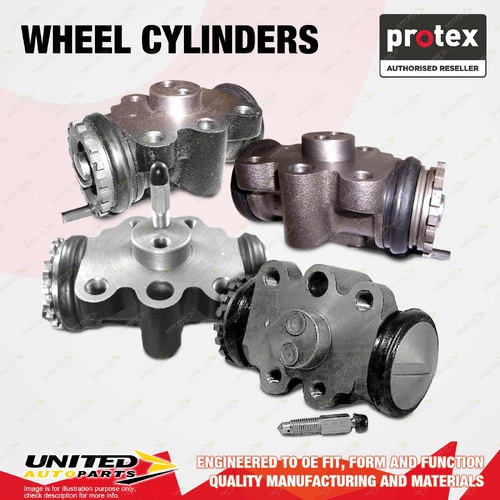 4x Rear Protex Wheel Cylinders for Hino Ranger FD FD16 6.0L 6.5L 1983-1991