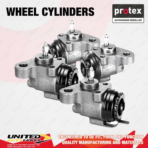 4x Front Protex Wheel Cylinders for Isuzu FSS FTR FTS 500 550 800 700 750 JCR420