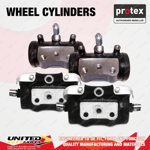 4x Rear Protex Wheel Cylinders for Isuzu JCR420 JCR500 JCR500S 5.8L 1978-1989