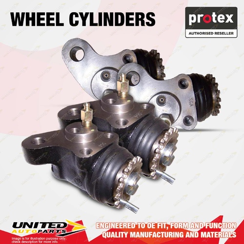 4x Front Protex Wheel Cylinders for Isuzu FSR450 FSR500 FSR650 FSR700 FSR700S