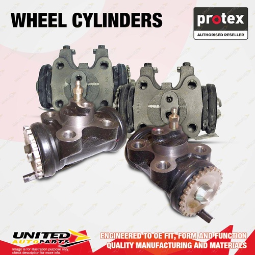 4x Rear Protex Wheel Cylinders for Isuzu FSR450 FSR500 5.8L 6.5L 1986-1992