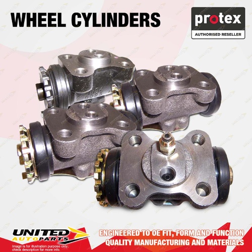 4x Rear Protex Wheel Cylinders for Isuzu ELF NPR200 NPR250 NPR300 NPR400