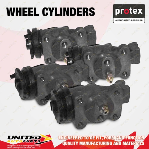 4x Front Protex Wheel Cylinders for Isuzu ELF NKR NPR150 200 250 300 57 KT 25 26