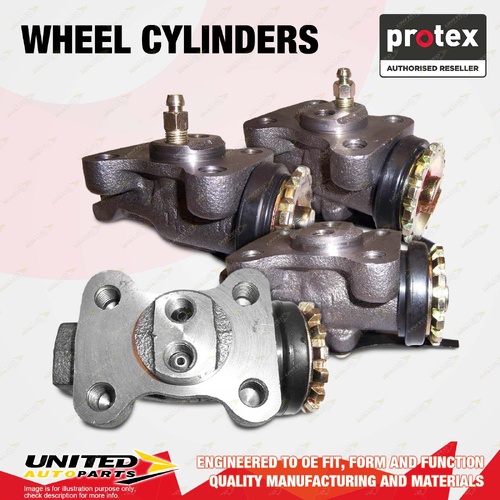 4x Front Protex Wheel Cylinders for Isuzu ELF NPR200 NPR250 NPR300 3.6L 4.3L