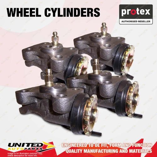 4x Front Protex Wheel Cylinders for Isuzu NPR300 NPR400 NPR59 3.9L 1986-1994