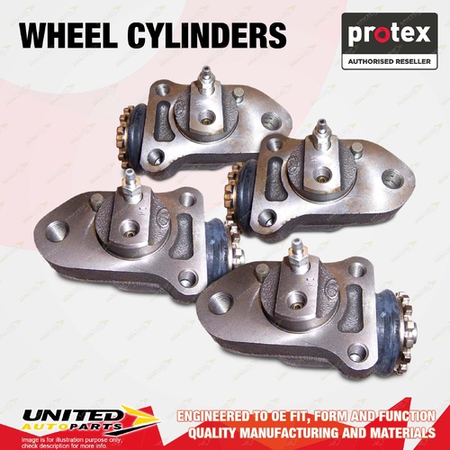 4x Front Protex Wheel Cylinders for Isuzu FSR450 FSR500 SBR422 SCR420 SCR480