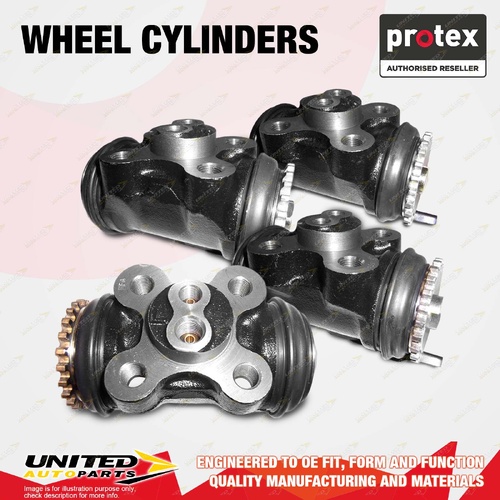 4x Rear Protex Wheel Cylinders for Isuzu FRD500 FSR500 FRR 500 525 525 550 550S