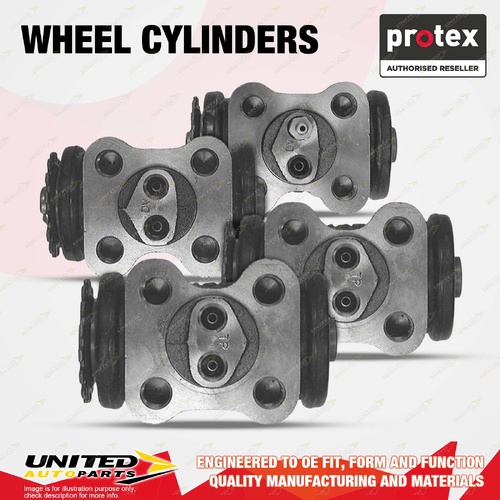 4x Rear Protex Wheel Cylinders for Isuzu NPR NPS 250 300 350 400 450 NPS45-155