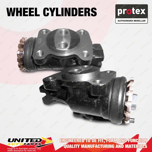2x Front Protex Wheel Cylinders for Isuzu NKR150 NKR200 NKR58 3.6L 1994-1996