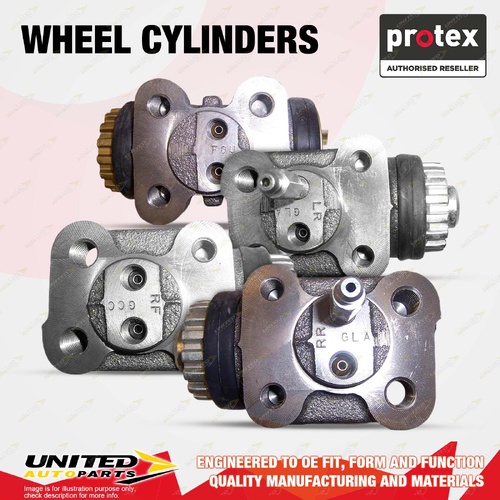 4x Front Protex Wheel Cylinders for Nissan UD MK 11 MKB8EL 7.0L 2011-On