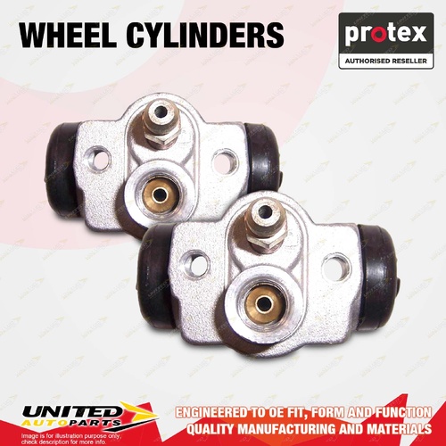 2x Rear Protex Wheel Cylinders for Holden Cruze YG HY81S 1.5L M15A 2002-2006