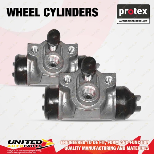 2x Rear Protex Wheel Cylinders for Daihatsu Move L601S 0.8L ED 1997-2000