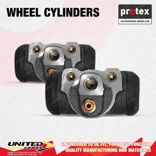 2x Rear Protex Wheel Cylinders for Hyundai Sonata Y3 DF21F DF31F 2.0L 1993-1998