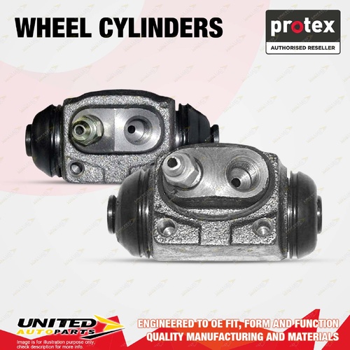 2x Rear Protex Wheel Cylinders for Hyundai Sonata 2 AF21S 2.4L 1989-1991