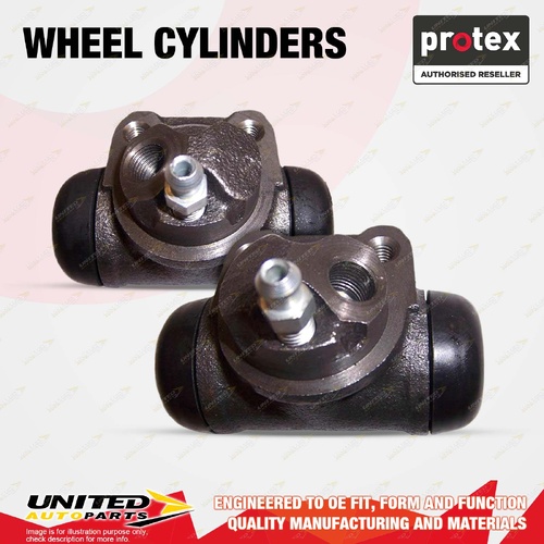 2x Rear Protex Wheel Cylinders for Alfa Romeo 33 1.5L 1.7L AR30 1985-1992