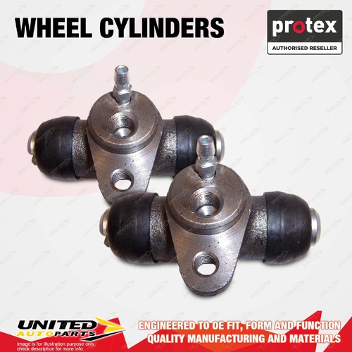 2x Rear Protex Wheel Cylinders for Porsche 924 2.0L RWD 93kW 155kW 1977-1982