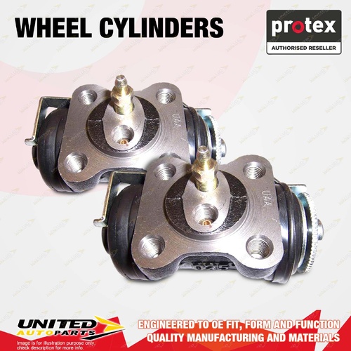 2x Rear Protex Wheel Cylinders for Renault Captur J87 0.9L H4B.400 2015-On
