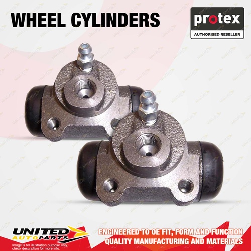2x Rear Protex Wheel Cylinders for Citroen Xsara 1.6L TU5JP 1999-2000