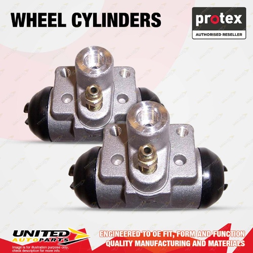 2x Rear Protex Wheel Cylinders for Holden Colorado RC RG Rodeo RA TF 295mm Drum