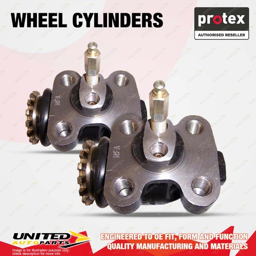 2x Rear Protex Wheel Cylinders for Volkswagen Polo 9N 1.4L BBY 07/02-07/06 1KB