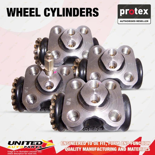 4x Rear Protex Wheel Cylinders for Isuzu NQR450 NQR70 4.8L 4HE1-XS 1998-2005