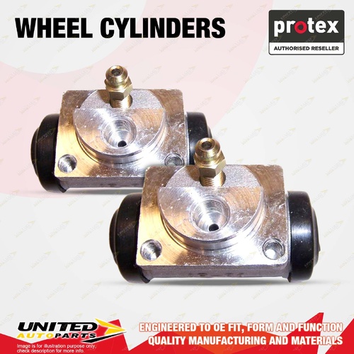 2x Rear Protex Wheel Cylinders for Ford Fiesta WP WQ Ka TA TB 1.3L 1.6L 99-08