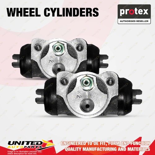 2x Rear Protex Wheel Cylinders for Mitsubishi Outlander ZE Pajero IO QA Airtrek