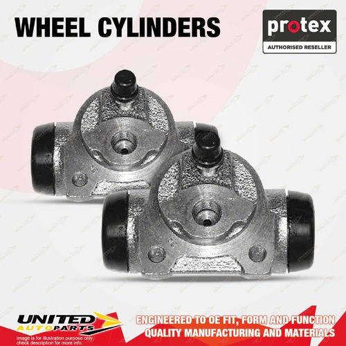 2x Rear Protex Wheel Cylinders for Peugeot 306 N3 N5 505 1.8 1.9 2.0 99-03 Bosch