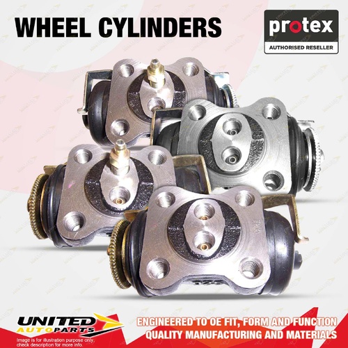 4x Rear Protex Wheel Cylinders for Toyota Coaster BB50 XZB50 Dyna BU212 XZU402
