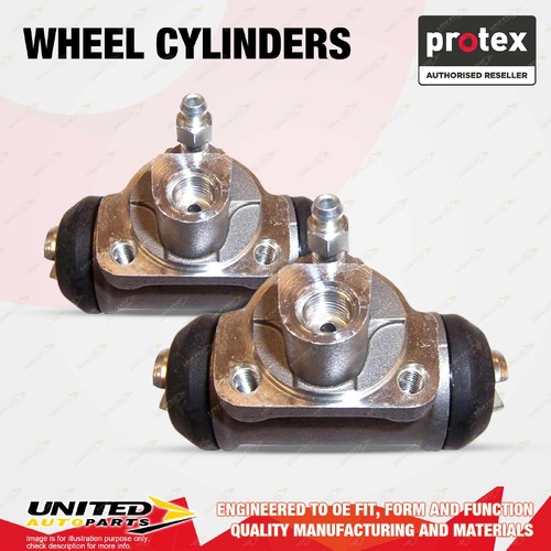 2x Rear Protex Wheel Cylinders for Nissan Elgrand E50 Navara D22 D23 NP300 D40