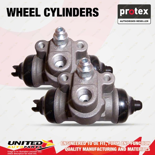 2x Rear Protex Wheel Cylinders for Kia Rio JB 1.4L 1.6L G4ED G4EE 2005-2011
