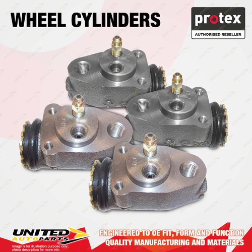 4x Front Protex Wheel Cylinders for Kia Ceres KW52 CSB112 CSB212 2.4L 1997-2000